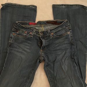 AG the Club low rise bootcut jeans